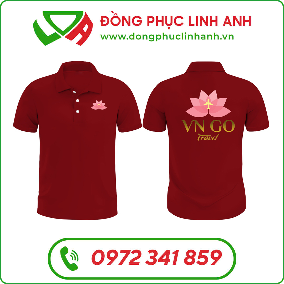 Áo Thun Đồng Phục Công Ty Du Lịch VNGO