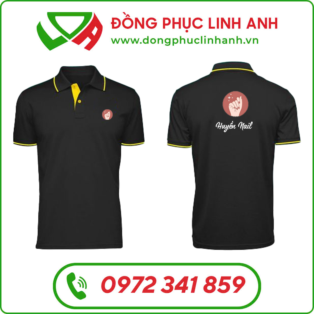 Áo Thun Đồng Phục Tiệm Huyền Nail