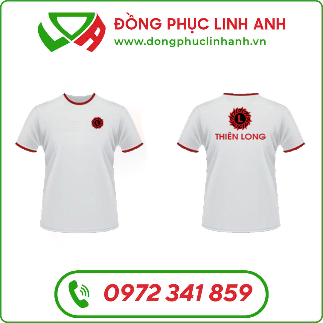 Áo thun đồng phục cổ tròn