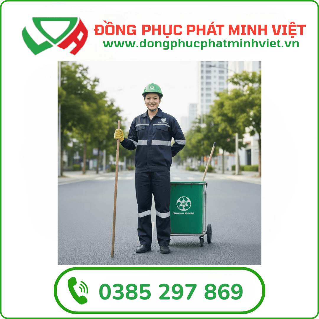 Bộ Quần Áo Công Nhân Môi Trường 5