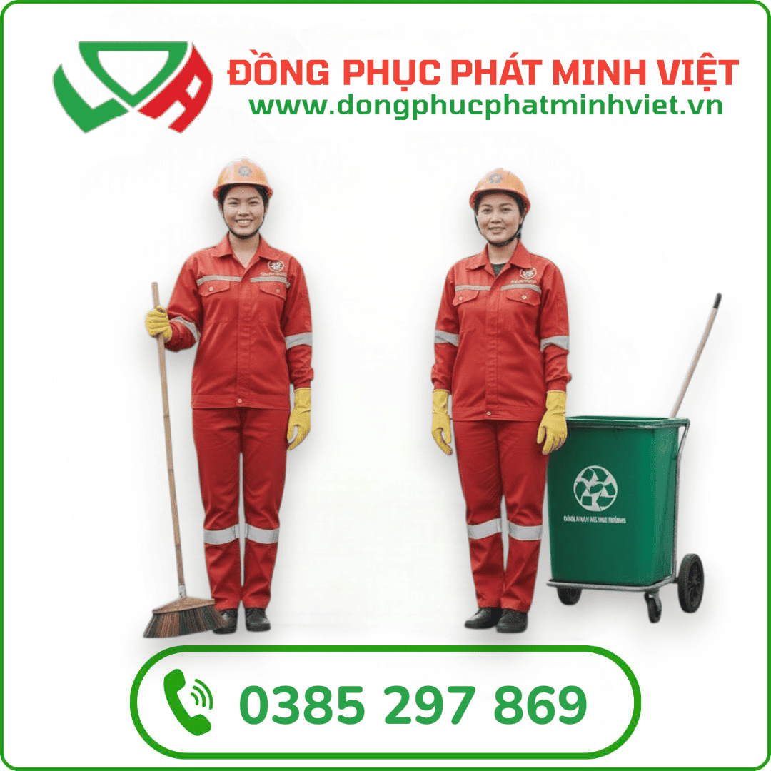 Bộ Quần Áo Công Nhân Môi Trường 11