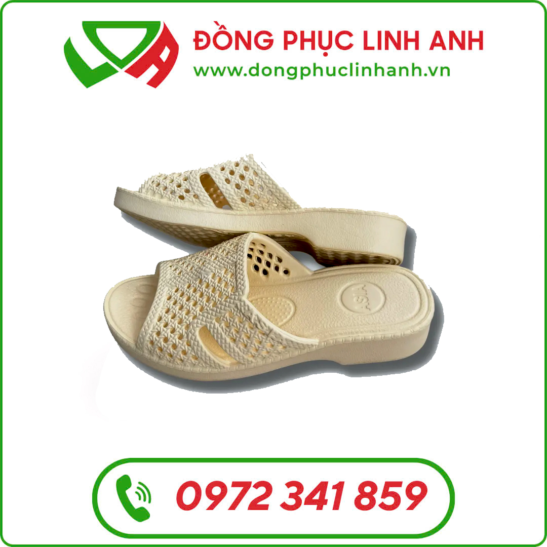 Dép Tổ Ong Trắng
