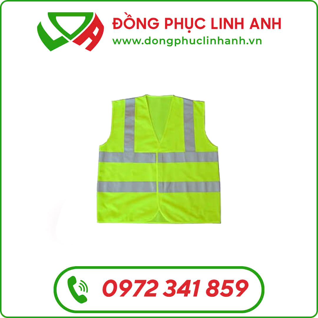 Áo Phản Quang Màu Xanh Lá