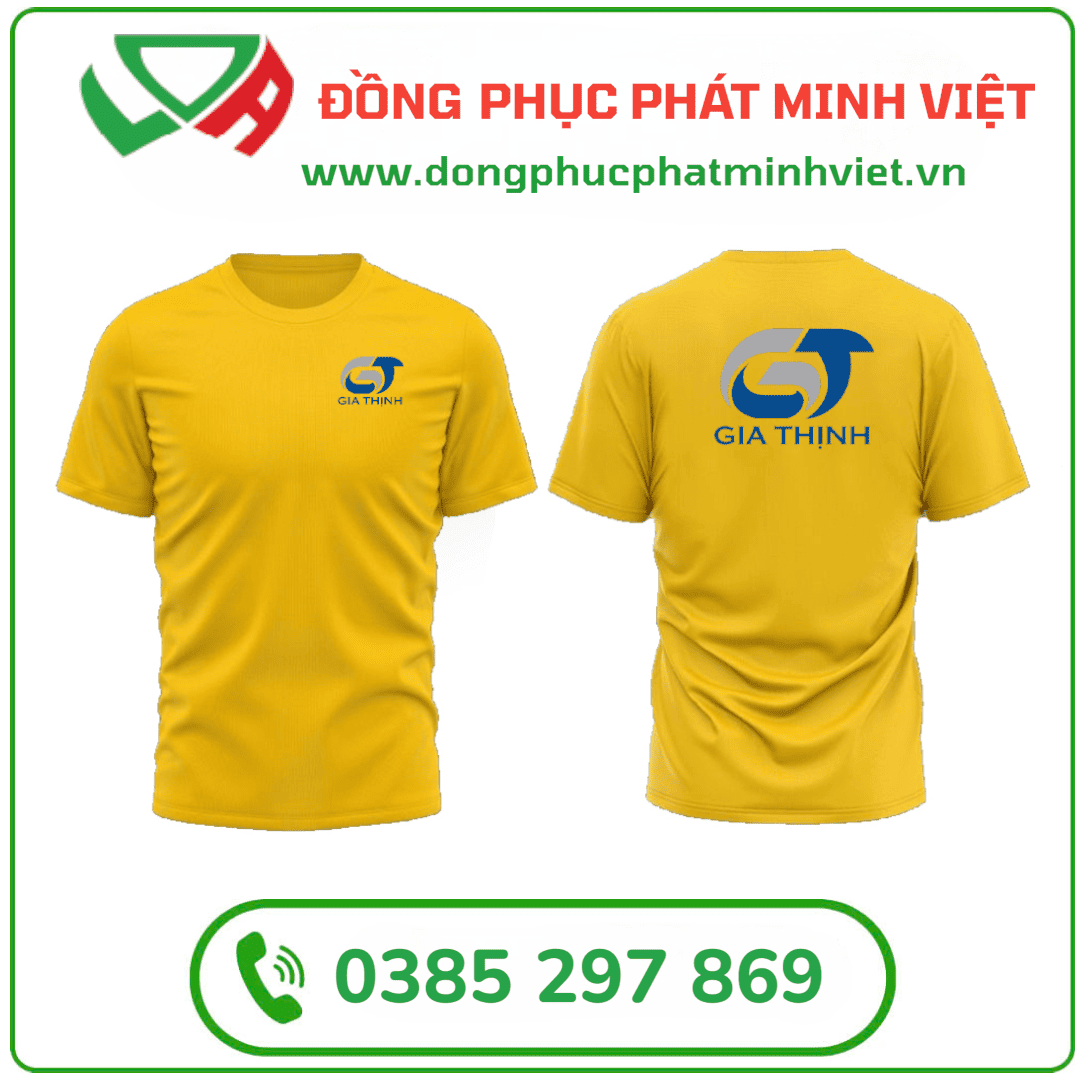 Áo Thun Đồng Phục Cổ Tròn Công Ty Gia Thịnh