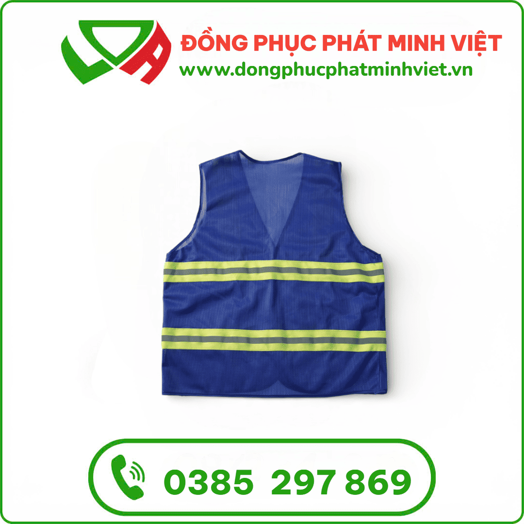 Áo Phản Quang Màu Xanh Biển