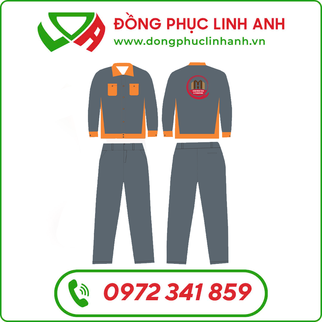 Bộ Quần Áo Bảo Hộ Công Ty Xây Dựng