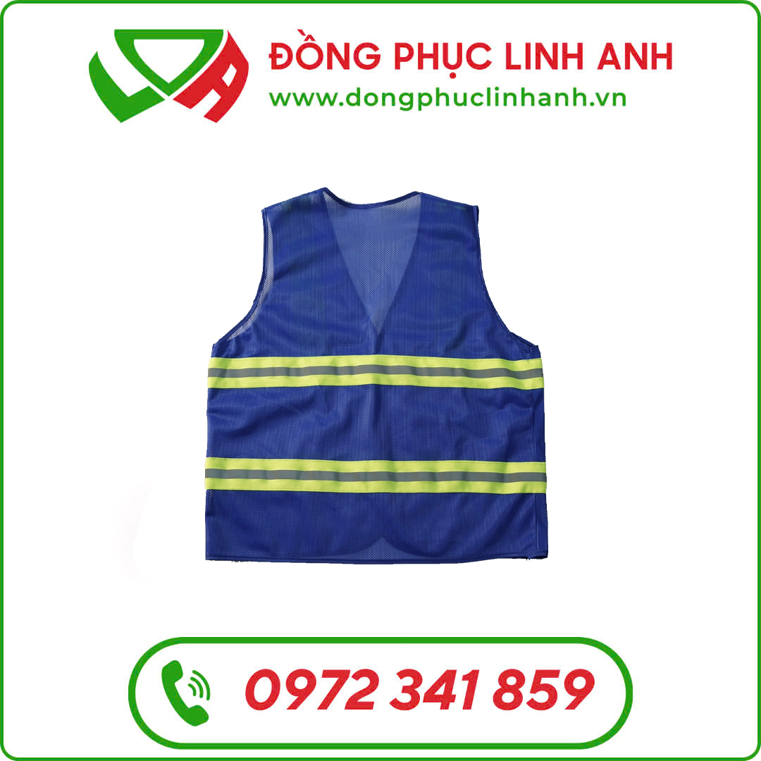 Áo Phản Quang Màu Xanh Biển