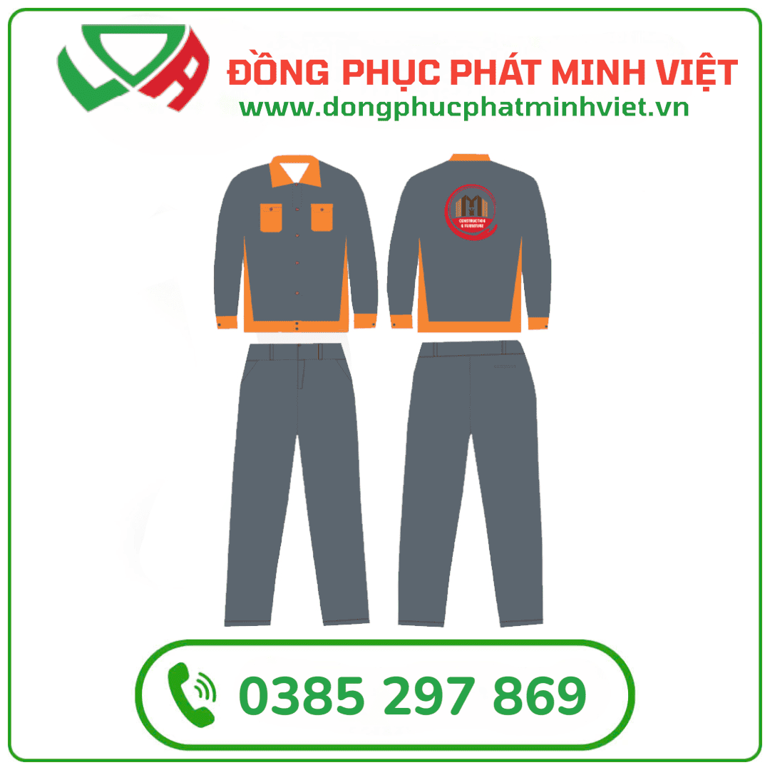 Bộ Quần Áo Bảo Hộ Công Ty Xây Dựng