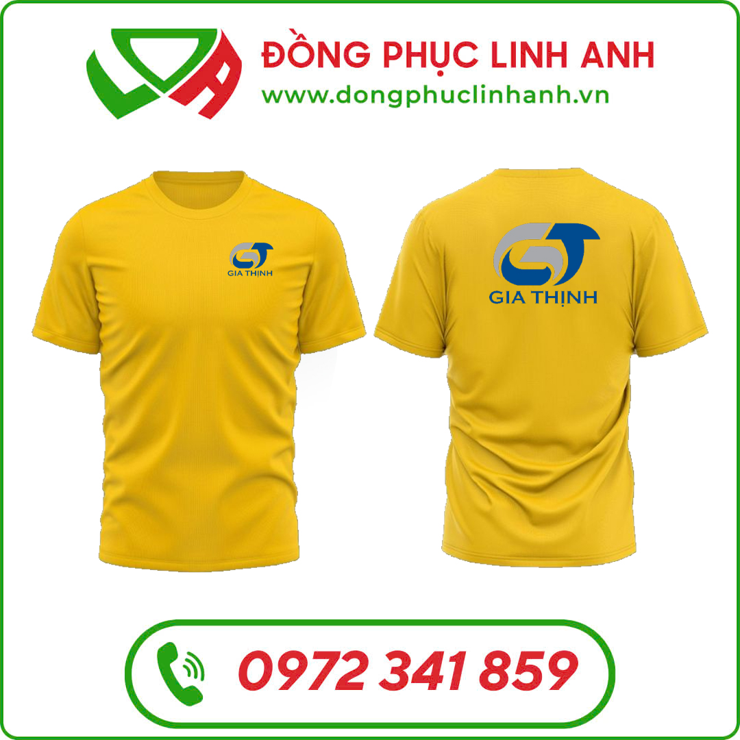 Áo Thun Đồng Phục Cổ Tròn Công Ty Gia Thịnh