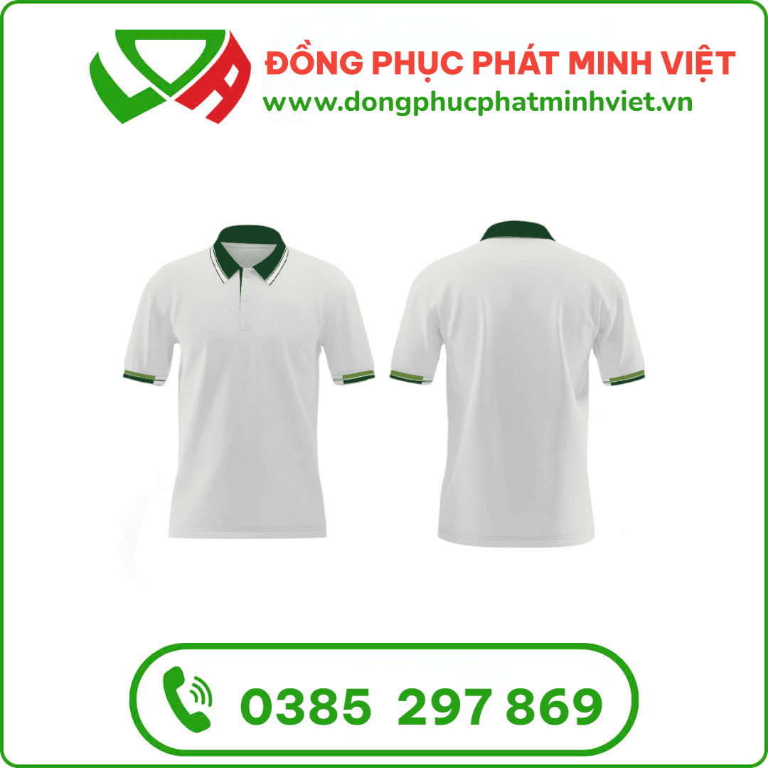 Áo Thun Đồng Phục Cổ Trụ Mẫu 10