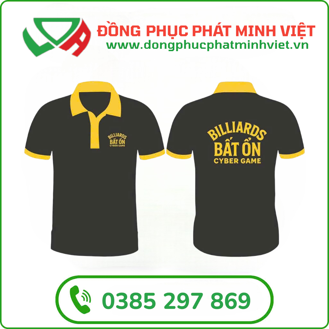Áo thun đồng phục quán bida